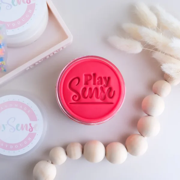 Play Sense - Playdough | Glitter Bright Red | Cherry Scented